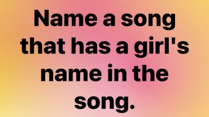 Can you name one?