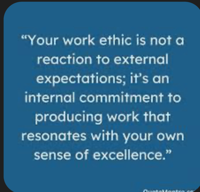 What do you think the younger generation doesn’t get about work/work ethics?