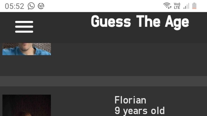 Have you ever tried guesstheage. org?