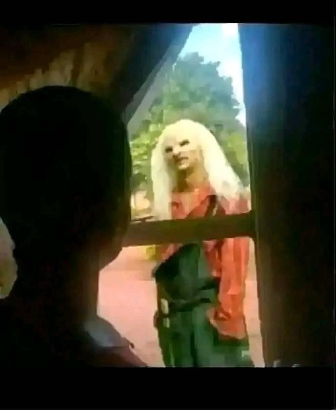 If this person is standing outside your window, what would you do?