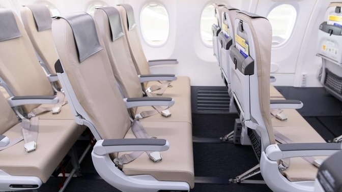 On the plane, do you sit with your SO?