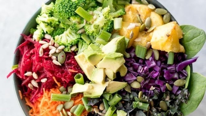 If you could make your ideal salad, what would the ingredients and dressing be?