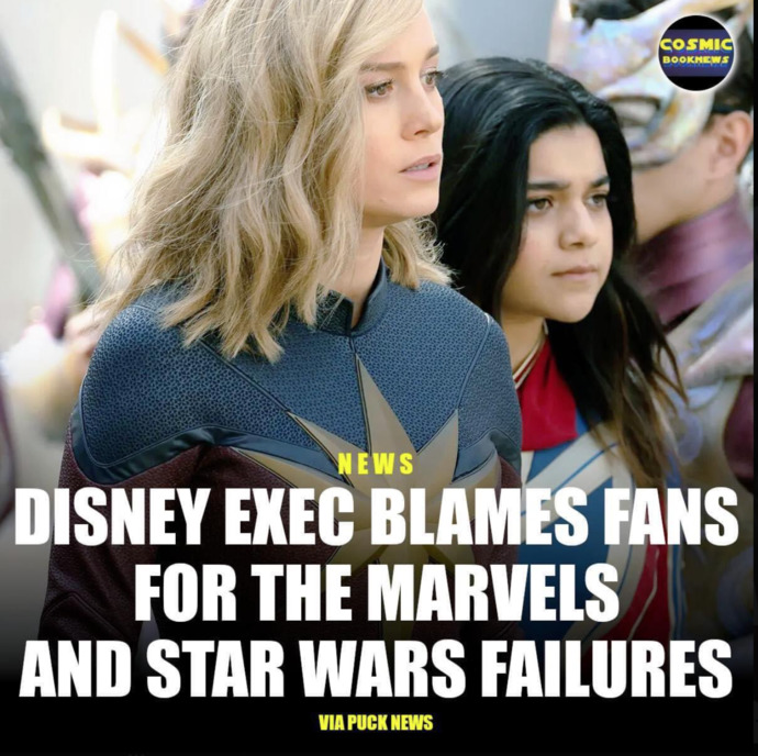 Disney Executive Blames Recent Failures on Sexist Fans?