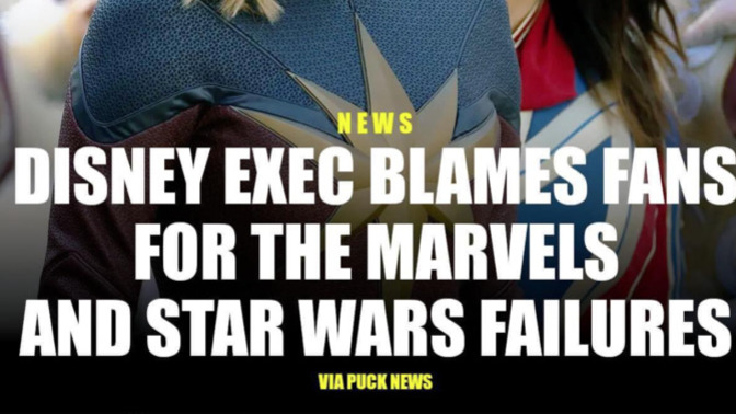 Disney Executive Blames Recent Failures on Sexist Fans?