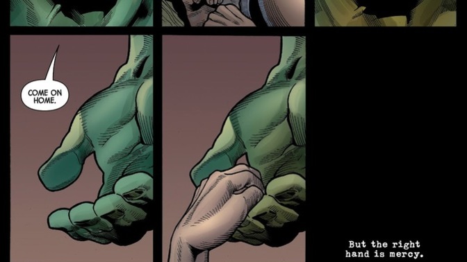 Would you take it as a huge compliment if Hulked smash a bunch of buildings in front of you and decides to spare you?