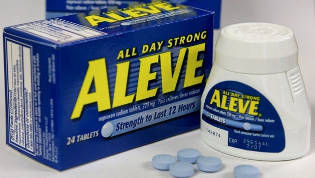 Naproxen-based pain reliever
