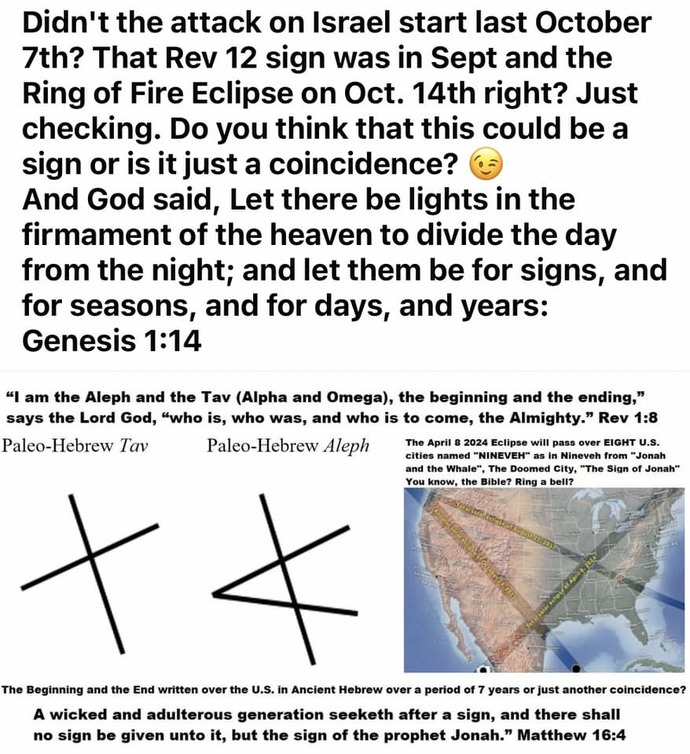 Are these signs too complicated to be a coincidence?