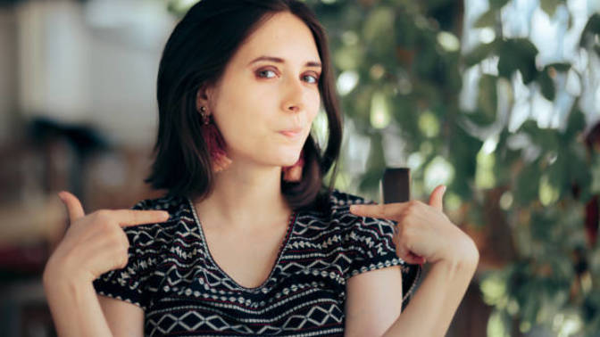 Guys, would you date a woman who's full of herself?