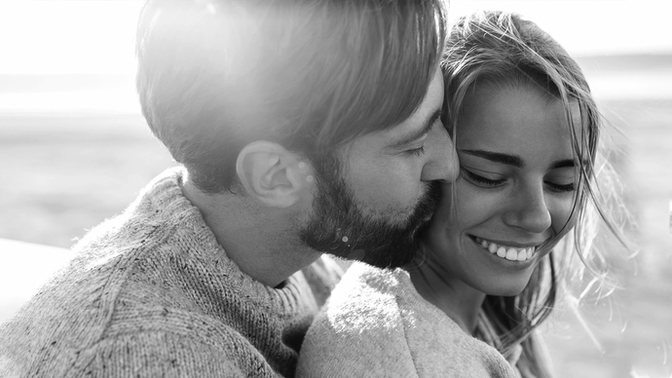How does a man show his love without saying it?