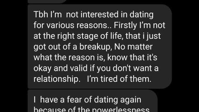 How can I handle this situation I thought she was interested until the convo lead to this?