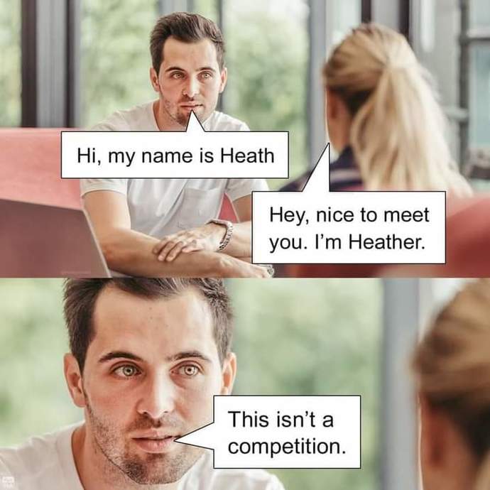 Do you know any couples named Heath and Heather?