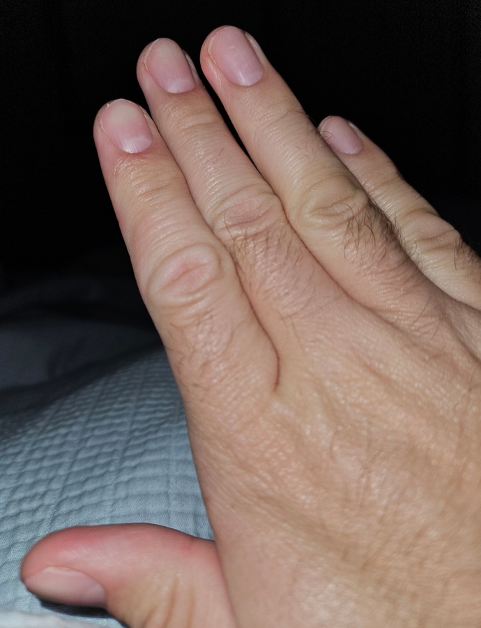 Are you happy with the way your fingers look?