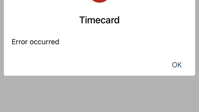 What should I do if I can’t access my timecard on the ESS 45 Zebra App?
