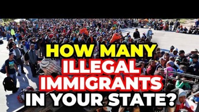 How many illegal immigrants are in each state?