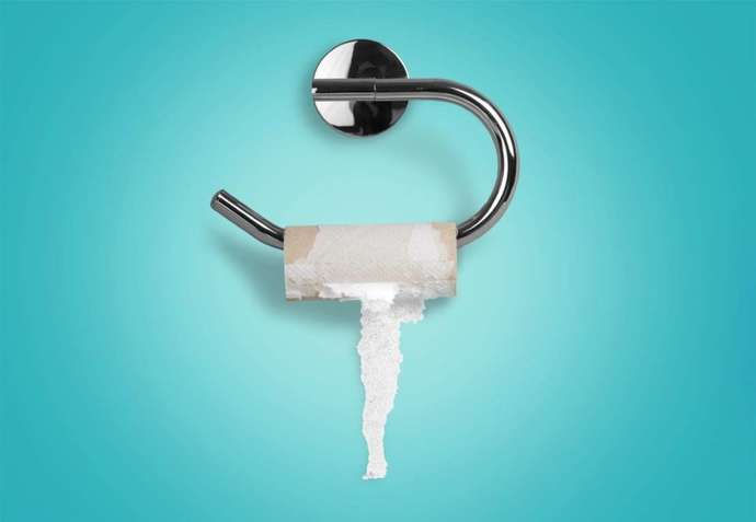 How many spare rolls of TP do you stock in your bathroom?