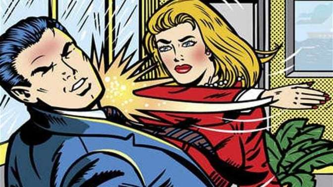 If your partner slaps you across the face for something you said should you instantly break up?