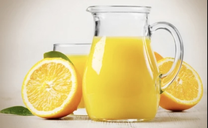 What would you do if someone accidentally spilled 13 gallons of orange juice on you?