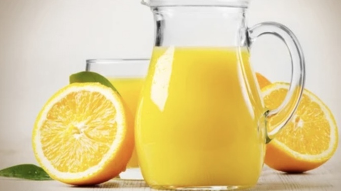What would you do if someone accidentally spilled 13 gallons of orange juice on you?