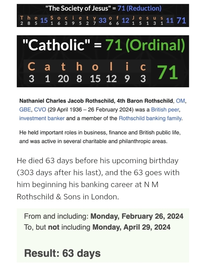 What do you think about gematria as a news source?