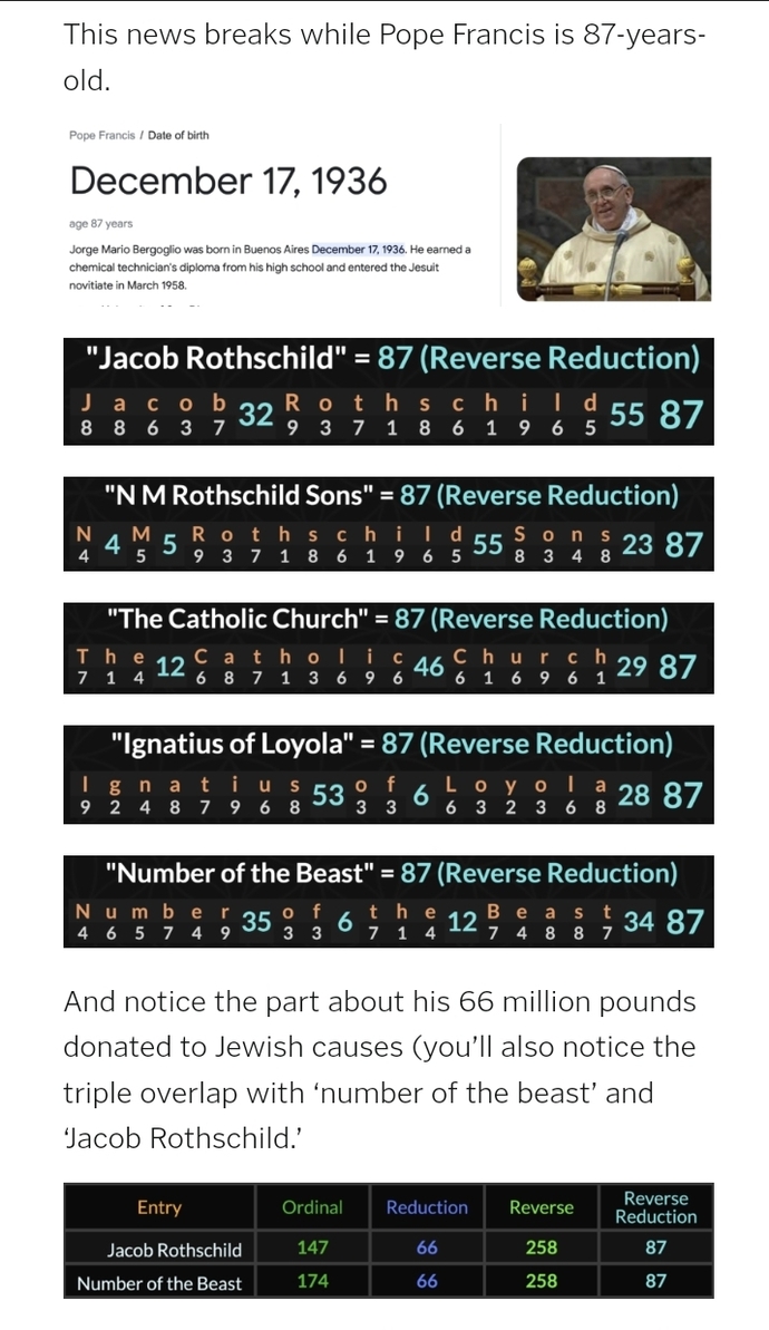 What do you think about gematria as a news source?