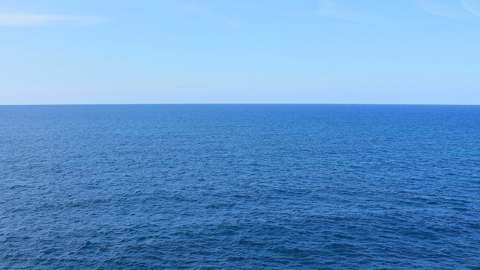At this moment in time how far away from the ocean are you?