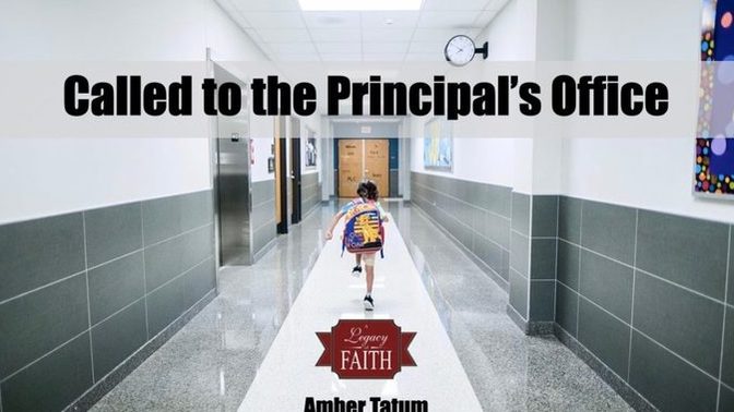 What were you not doing wrong, when you got sent to the principal's office?