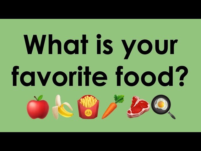 What was your favorite food as a kid?