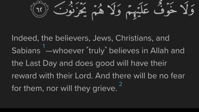 Do you believe in this part of quran? yes or no?