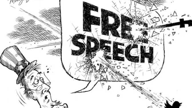 Anyone else aware that Political Free Speech is not allowed on GAG?