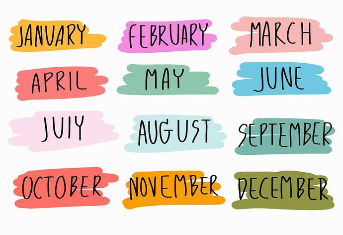 Without saying the month you were born in, describe it?