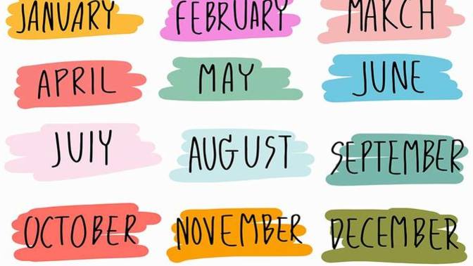 Without saying the month you were born in, describe it?
