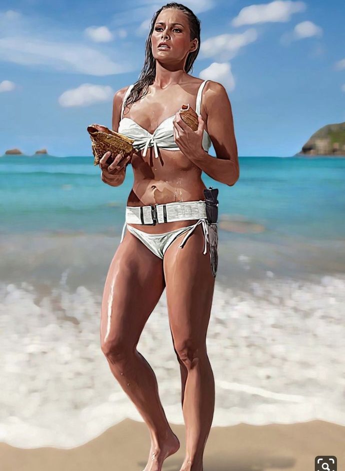 Why do people describe her as looking like a Bond girl? What does a Bond girl look like in your opinion?