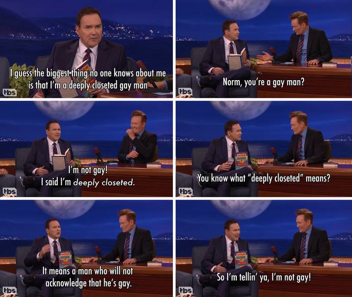 If someone told you they were a deeply closeted gay person, but they arent coming out though, what would you think?