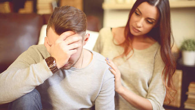 Why did he cry during the breakup?