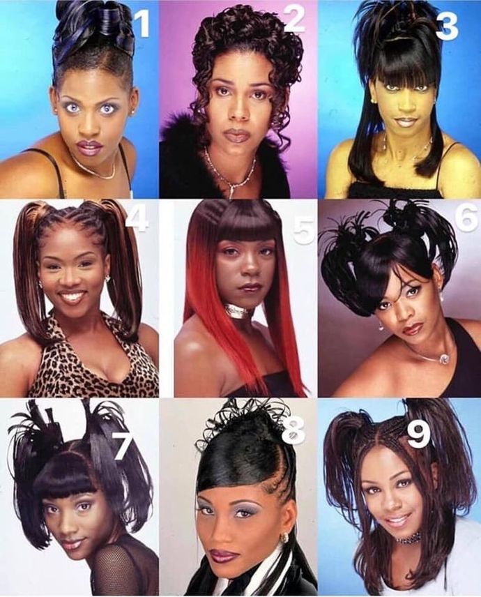 Ladies, it’s 1995, theres a party and youre invited. Which hairstyle are you rocking?