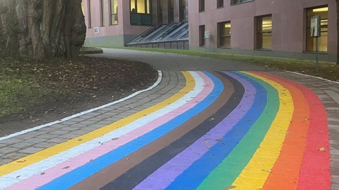 If someone avoids the Pride/Rainbow walkway at the street, would that make them homophobic?