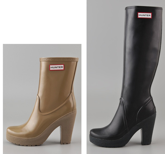High heels or wellies?