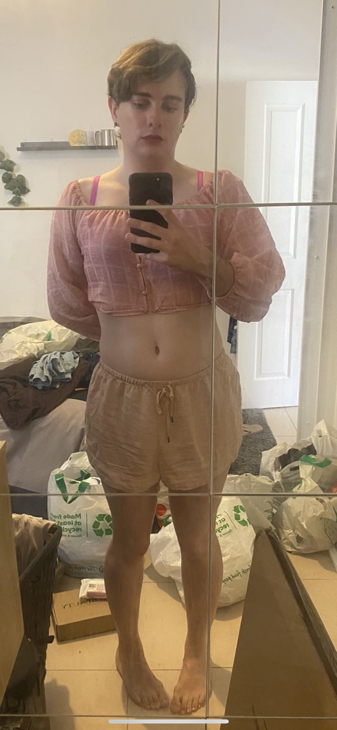 I’m meeting my ex-gf for lunch. Is my outfit gay enough to show my ex-girlfriend I’ve become fruity?