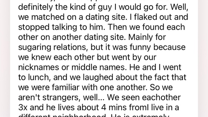 We found eachother a few years later…but…?