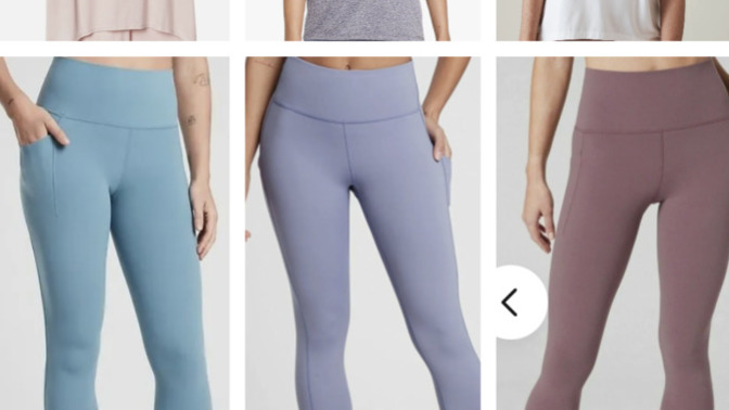 Which top would look best with each legging?