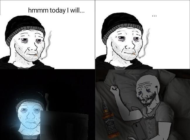 Point is, I've seen better days than these days. 