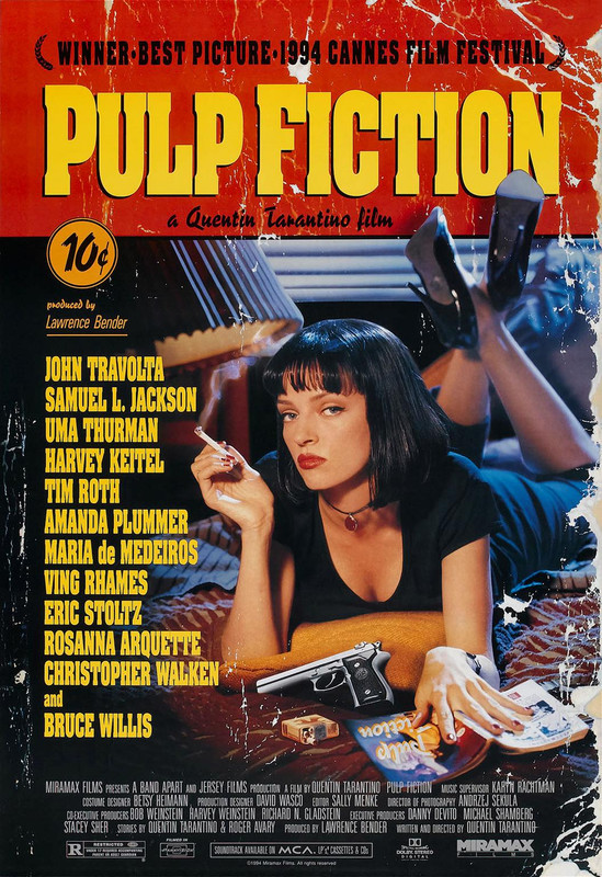Which is the greater film: Bad Boys (1995) or Pulp Fiction?