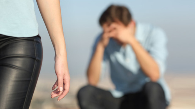 Is it okay to be turned off by a guy that cried in front of you the first week of knowing him?