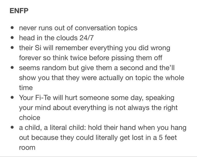 What's your MBTI?