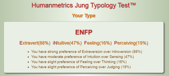 What's your MBTI?
