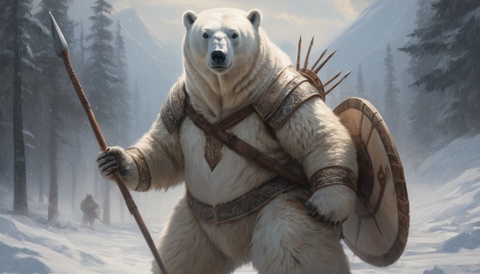 What do you think of my polar bear warriors?