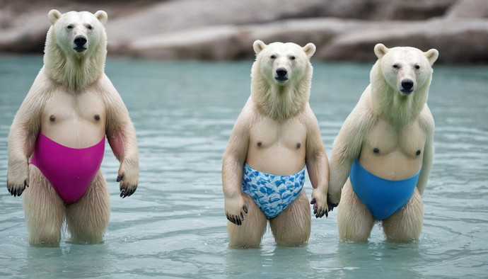 What do you think of my polar bear warriors?