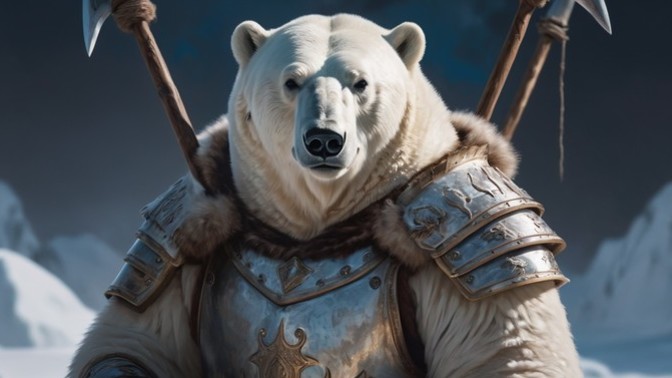 What do you think of my polar bear warriors?