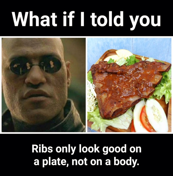 Do you like to see ribcages on a body?