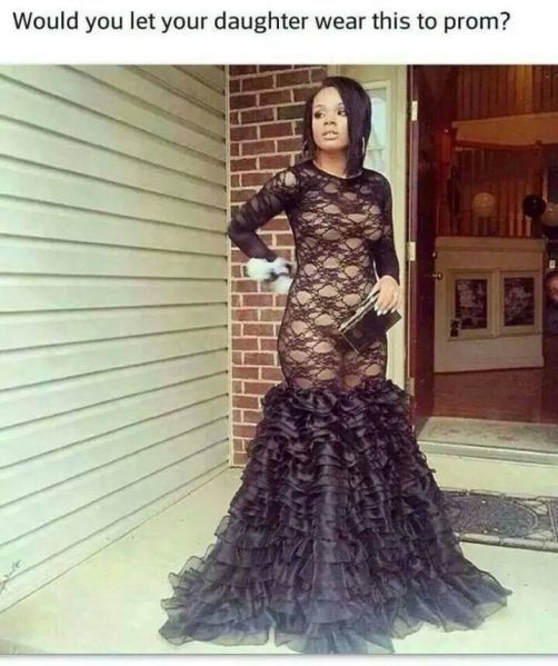 If this was your daughter going to the prom, would you let her wear this?